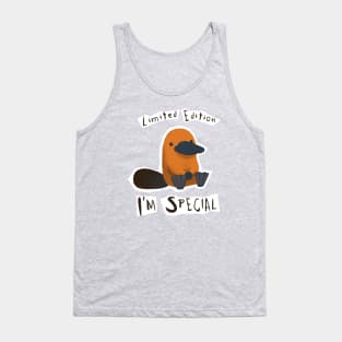 Limited Edition - I'm Special Platypus - Cute Weird Animal Tank Top